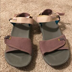 Merrell Women's Mauve and Gray Adjustable Strap Hiking Sandals